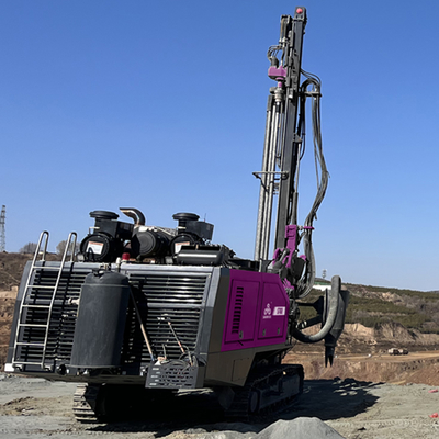 Hydraulic DTH Drilling Machine Rotary Torque 5500N. m Mining Machinery Integrated Drilling Rig
