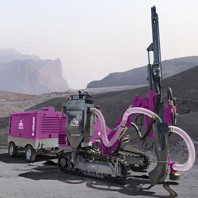 SANROCK Hard Rock DTH Drilling Machine Mining Drilling Equipment Diesel Hydraulic Drilling Rig