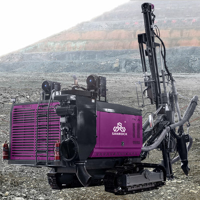 Bore Hole 30m Depth Integrated Drilling Equipment Mining Hydraulic DTH Drilling Rig