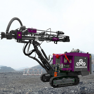 Hydraulic DTH Drilling Rig Crawler  Integrated Drilling Equipment Diesel Mining DTH Drill Machine