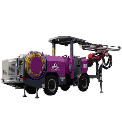 Underground Tunnel Drill Rig Rotation Speed 215rpm Mining Equipment Hydraulic Jumbo Drilling Rig Machine