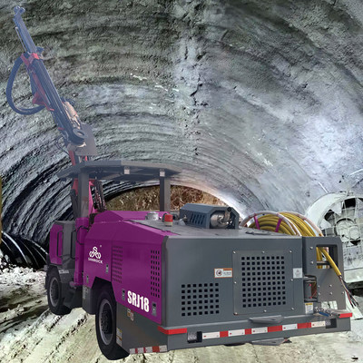 Underground Tunnel Drill Rig Rotation Speed 215rpm Mining Equipment Hydraulic Jumbo Drilling Rig Machine