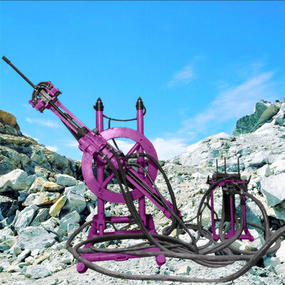 Underground  DTH Drilling Machine 360 Degrees Blast Hole Drilling Equipment Small Drilling Rig