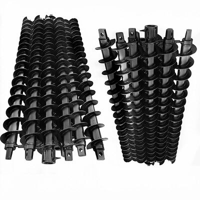 Twist Drill Pipe Length 1-6m Rotary Borehole Mining Machinery Parts Spiral Drilling Rod