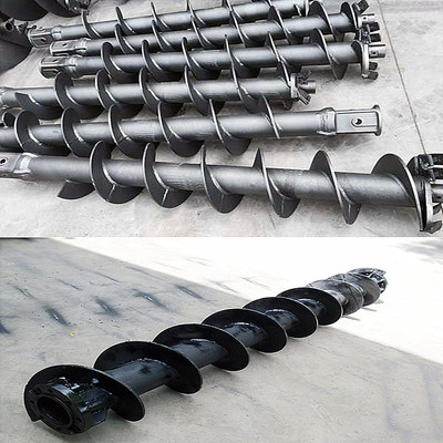 Twist Drill Rod Foundation Piling DTH Drilling Pipe High Performance Spiral Drill Rod