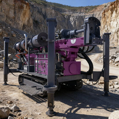 Reverse Circulation Drilling Rig Power 132KW Hydraulic Core Drilling Rig Crawler Drilling Machine