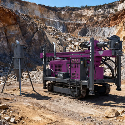 Crawler Drilling Rig Power 129KW Reverse Circulation RC Drilling Machine Geological Core Drilling Rig