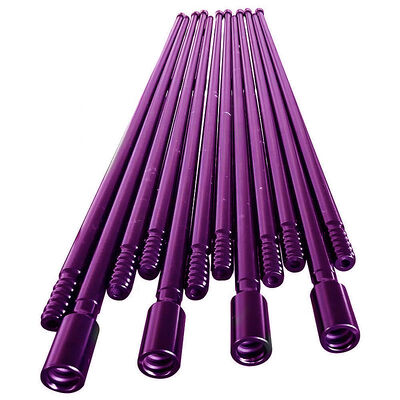 T51 Thread  Mining Drill Rods Heat Treatment Top Hammer Drilling Tools Steel Drill Rod