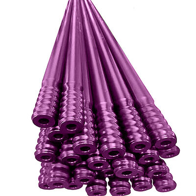 Threaded Steel Rod T38/T45/T51 Rock Drilling Tools High Performance Top Hammer Drill Rod