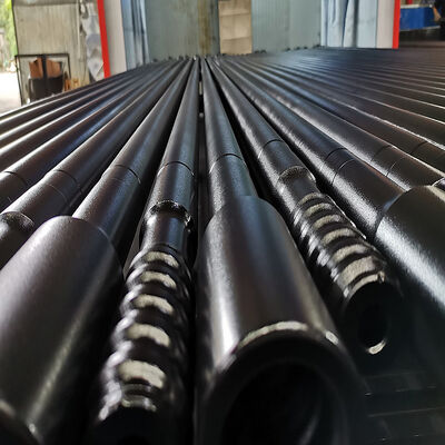 T51 Thread  Mining Drill Rods Heat Treatment Top Hammer Drilling Tools Steel Drill Rod
