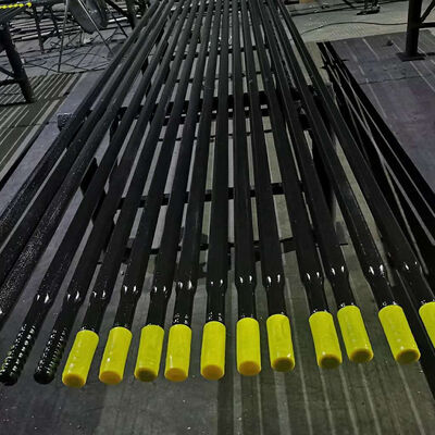 T51 Thread  Mining Drill Rods Heat Treatment Top Hammer Drilling Tools Steel Drill Rod
