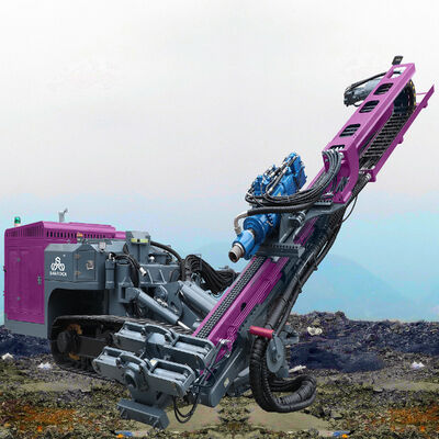 Crawler DTH Drilling Rig 150m Depth Hydraulic Borehole Drilling Rig Diesel Mining Drilling Machine