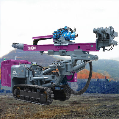 Crawler DTH Drilling Rig 150m Depth Hydraulic Borehole Drilling Rig Diesel Mining Drilling Machine