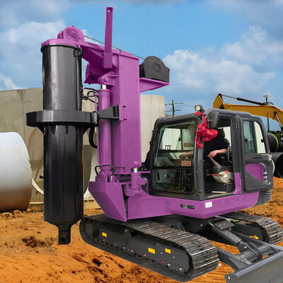 Compact Rotary Drilling Rigs Urban Construction Works Auger Borehole Drilling Rig Equipment