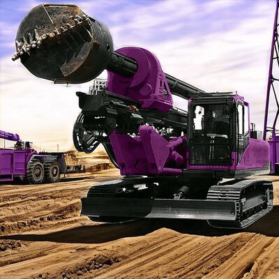 Rotary Drilling Rig Rotary speed 17-45r/min Foundation Construction Machinery  Portable Rotary Drill Machine