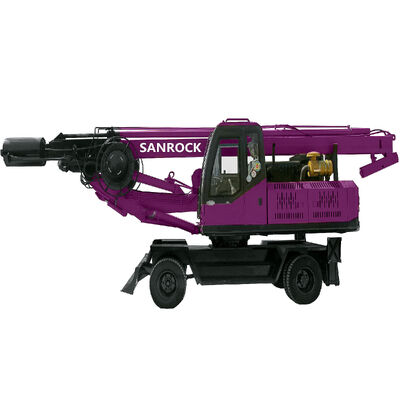 Wheel Mounted Rotary Drilling Rig Slope Stabilization Projects Engineering Drilling Machine