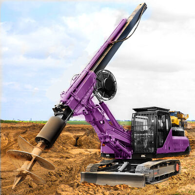 Small Rotary Drilling Rig Building Foundation Construction Depth 15m Auger Borehole Drilling Equipment