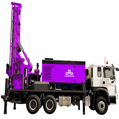 Multifunctional Water Well Drilling Machine With Mud Pump Truck Mounted Water Drilling Rig