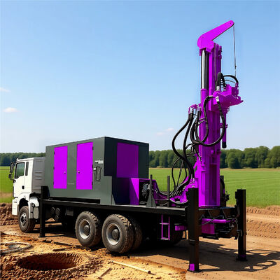 Hydraulic Well Drilling Machine Construction And Industrial Water Supply High Efficiency Water Well Drilling Rig