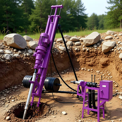 Surface DTH Drilling Rig Infrastructure Development Borehole Drilling Machine Pneumatic Drilling Rig
