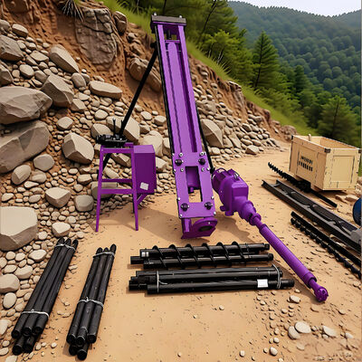 Surface DTH Drilling Rig Infrastructure Development Borehole Drilling Machine Pneumatic Drilling Rig