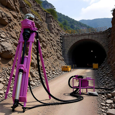 Mining Drilling Rig High Efficient Fracturing and Penetration Rock DTH Drilling Rig  Small Drilling Machine