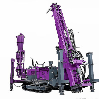 Reverse Circulation Drilling Rig with 132KW Diesel Power for 500m Drilling Depth and Hydraulic Controlling