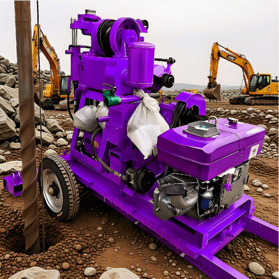 Trailer Core Drilling Rig Reliable Subsurface Sampling Drilling Machine Diamond Core Drilling Rig Manufacturer  