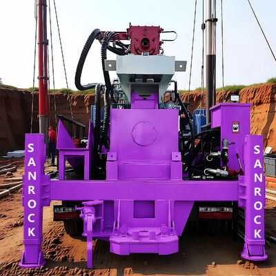 Multifunctional Water Well Drilling Rig Geothermal Well Drilling Machine Crawler Water Well Drilling Rig Supplier 
