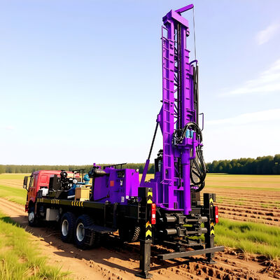Ground Water Well Drilling Equipment Robust Performance Truck Mounted Water Well Drilling Rig Machine