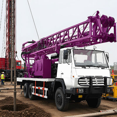 Water Well Drilling Rig With Mud Pump 400meter Deep Agricultural Irrigation Water Drilling Rig Machine