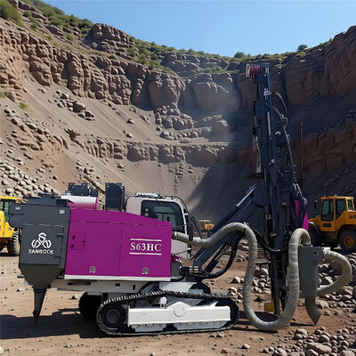 Hard Rock Blast Hole Drilling Rig Depth 21m Higher Productivity Mining Crawler Drilling Rig