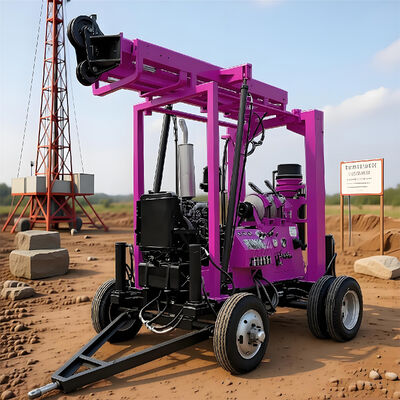 Coal Geological Core Drilling Rig Trailer Drilling Machine Flexible Operation Core Drilling Rig Manufacturer