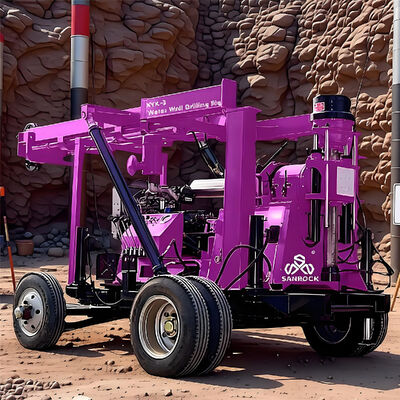 Hydraulic Core Drilling Rig Gold Mining Exploration Drilling Equipment Robust Diesel Core Drilling Rig
