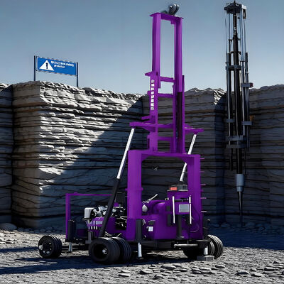 Hydraulic Diamond Core Drilling Rig 600m Depth Geological Exploration Trailer Mounted Core Drilling Machine
