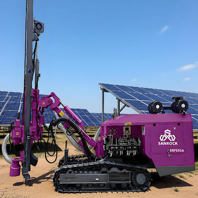 Screw Pile Driver Highway Guardrail Pile Driving Machine High Drilling Speed Pile Drilling Rig
