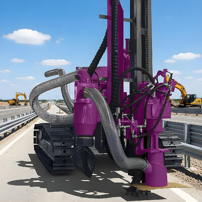 Pile Driver Construction Foundation Building Pile Drilling Machinery Portable Hydraulic Pile Driver Machine