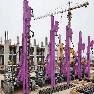 Pile Driver Construction Foundation Building Pile Drilling Machinery Portable Hydraulic Pile Driver Machine