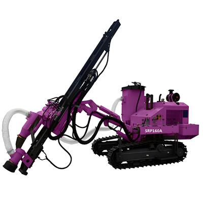 Solar Pile Driver Installation Highway Guardrail  Pile Driving Equipment Crawler Pile Drilling Rig 
