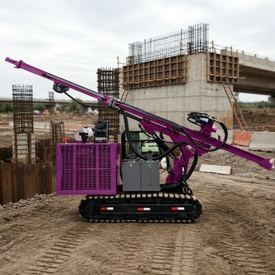 Multifunctional Pile Driver Four Piling Methods High Efficiency Hydraulic Hammer Pile Driver Machine 