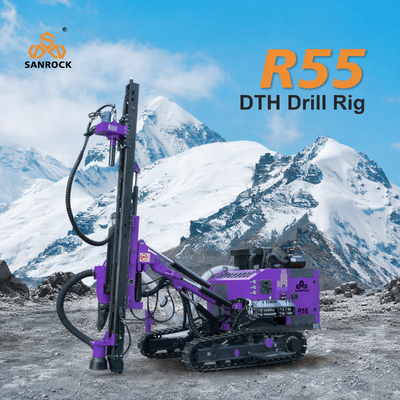 All Terrain Mining DTH Drilling Rig High Climbing Ability Drilling Rig Equipment Multifunctional Borehole Drilling Rig 