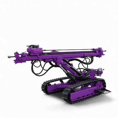 Blasthole Drilling Rig Adjustable Feed Pressure Rotation Speed Portable DTH Drill Rig Mining Drilling Machine