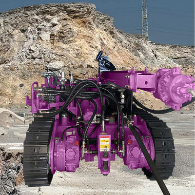 Blasthole Drilling Rig Adjustable Feed Pressure Rotation Speed Portable DTH Drill Rig Mining Drilling Machine