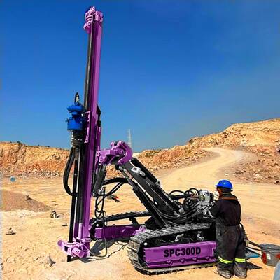 Blasthole Drilling Rig Adjustable Feed Pressure Rotation Speed Portable DTH Drill Rig Mining Drilling Machine
