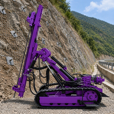 Crawler Pneumatic Drilling Machine Strong Feed Performance Mining Drill Rig Hydraulic DTH Drilling Rig Manufacturer