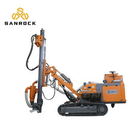 Stable Diesel Dth Drilling Machine With Air Compressor 6500kg Weight