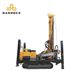 400m Depth Mobile Crawler Drilling Rig Rotary Dth Drilling Machine For Water Well