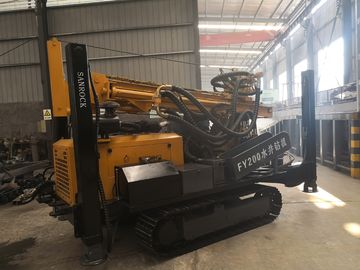 Borehole Crawler Drilling Rig Water Drilling Rig Machine With Air Compressor
