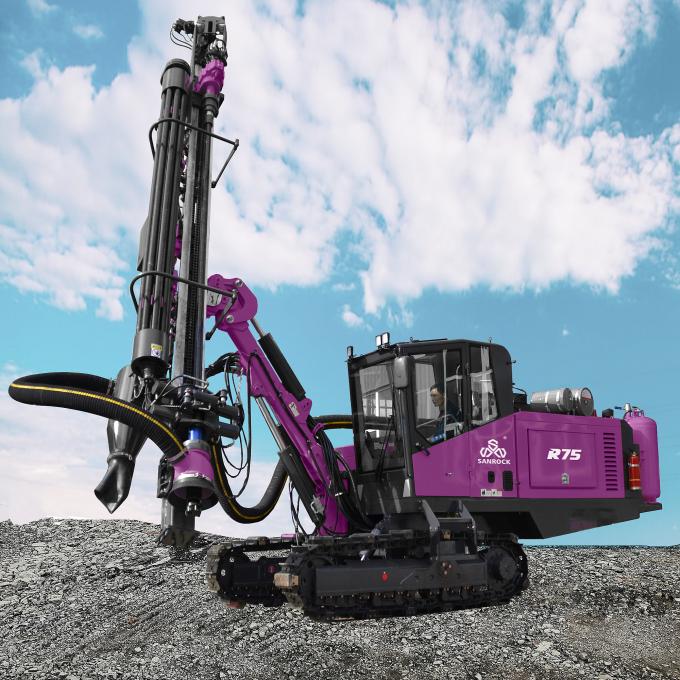 Mining Drilling Rig Hydraulic Automatic Drill Pipe Changing Blast Hole ...