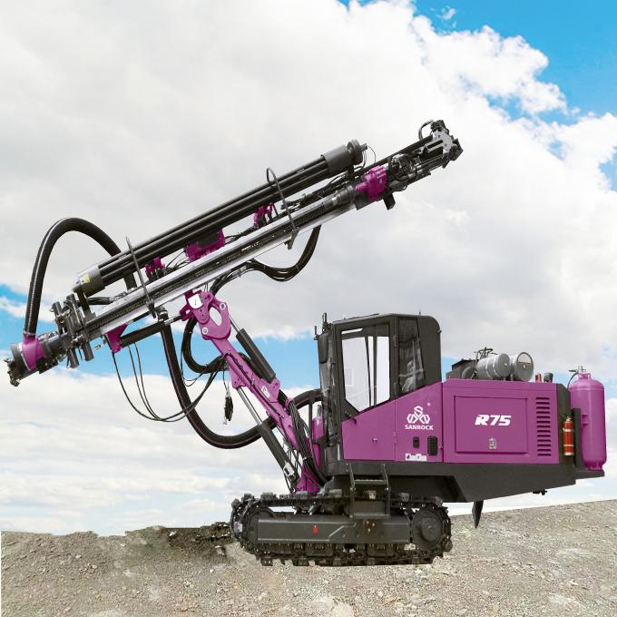 Mining Drilling Rig Hydraulic Automatic Drill Pipe Changing Blast Hole ...